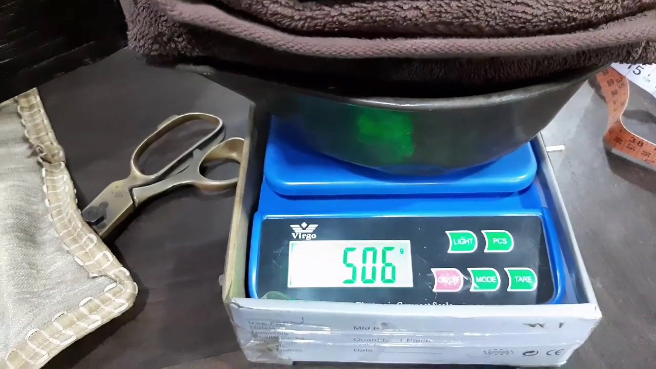 How to measure weight and gsm of towel