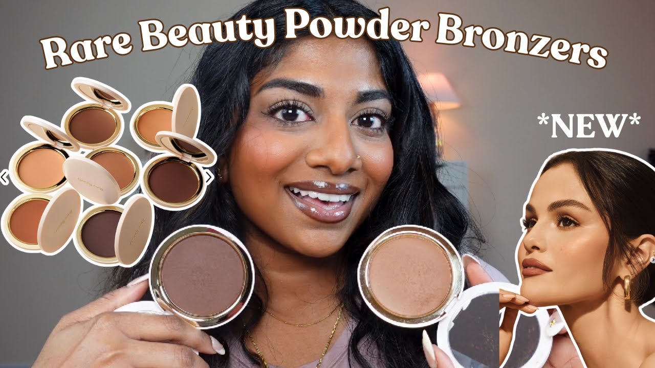 *NEW* Rare Beauty POWDER Bronzer Review | brown skin 🌞