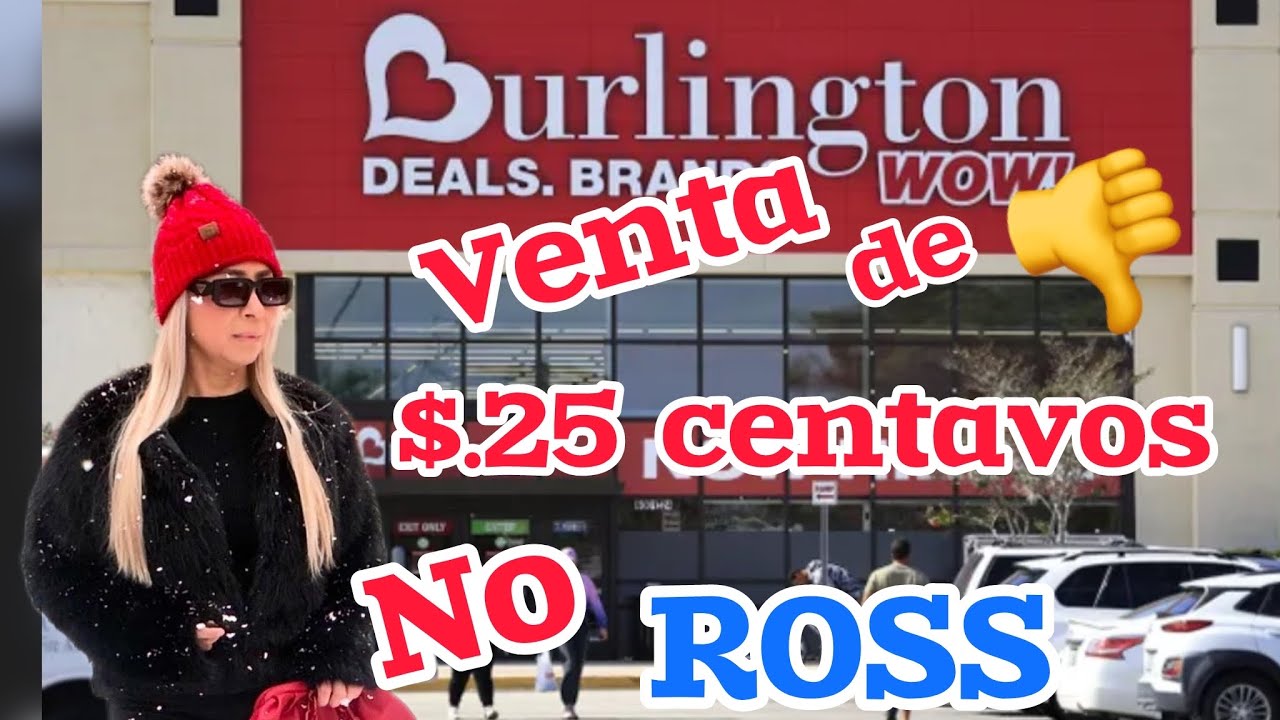 LA MEJOR VENTA del ENERO*de $.25 CENTAVOS✅😱en BURLINGTON no ROSS👎