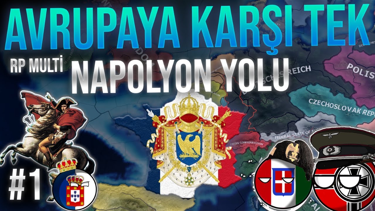 TEK BAŞIMA AVRUPAYA KARŞI DURDUM! | Hearts of Iron 4 - MULTIPLAYER | FRANSA #1