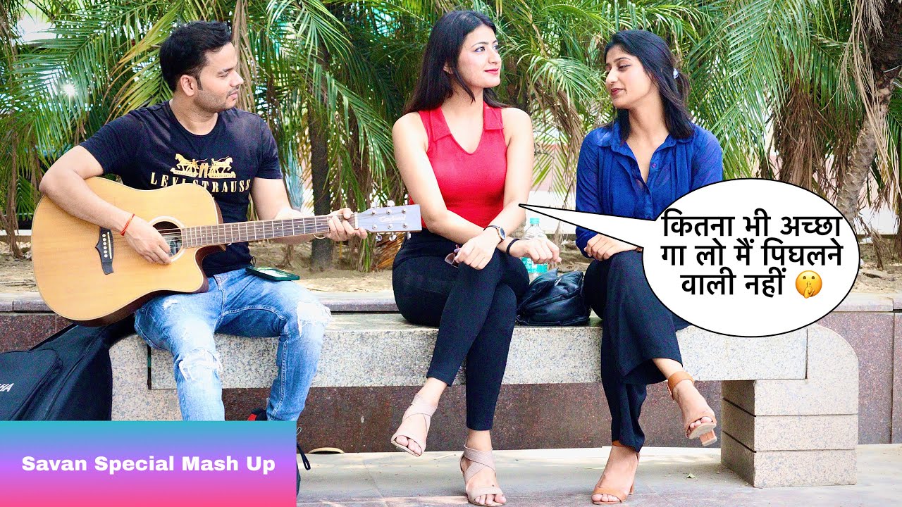 Barsaat Song Special 5 Minutes Mash Up & Flirting Reaction Prank | Monsoon Special Siddharth Shankar