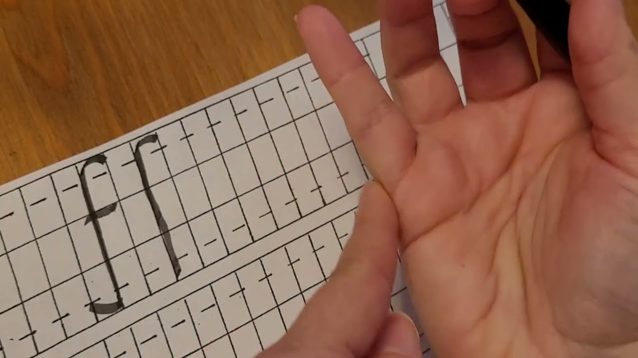 Comment tenir sa plume en calligraphie (d&eacute;butant)