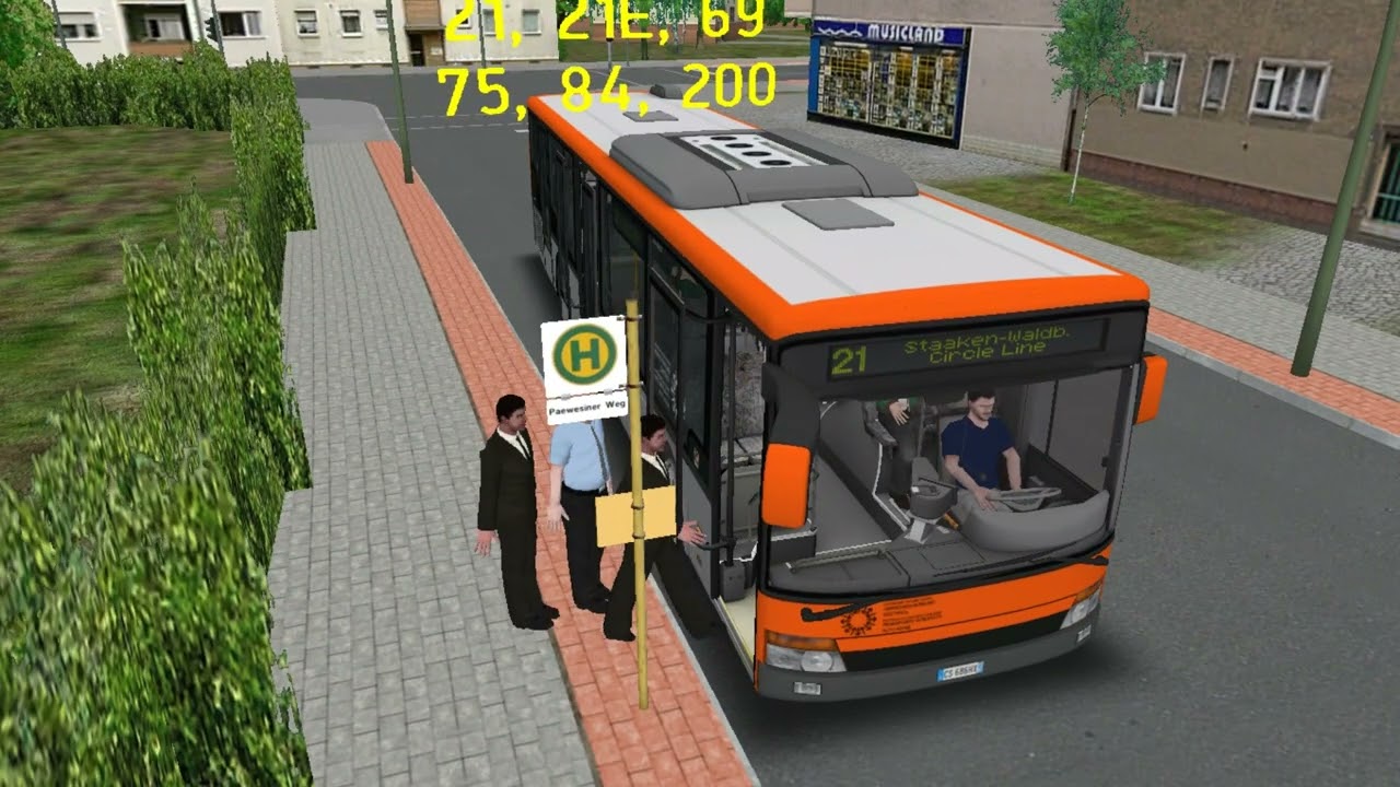 Citybus S31X S315 NF E3 (1-2-1 d.) on Berlin-Spandau 2017; Line: 21E -- Bahnhof Staaken (circle)
