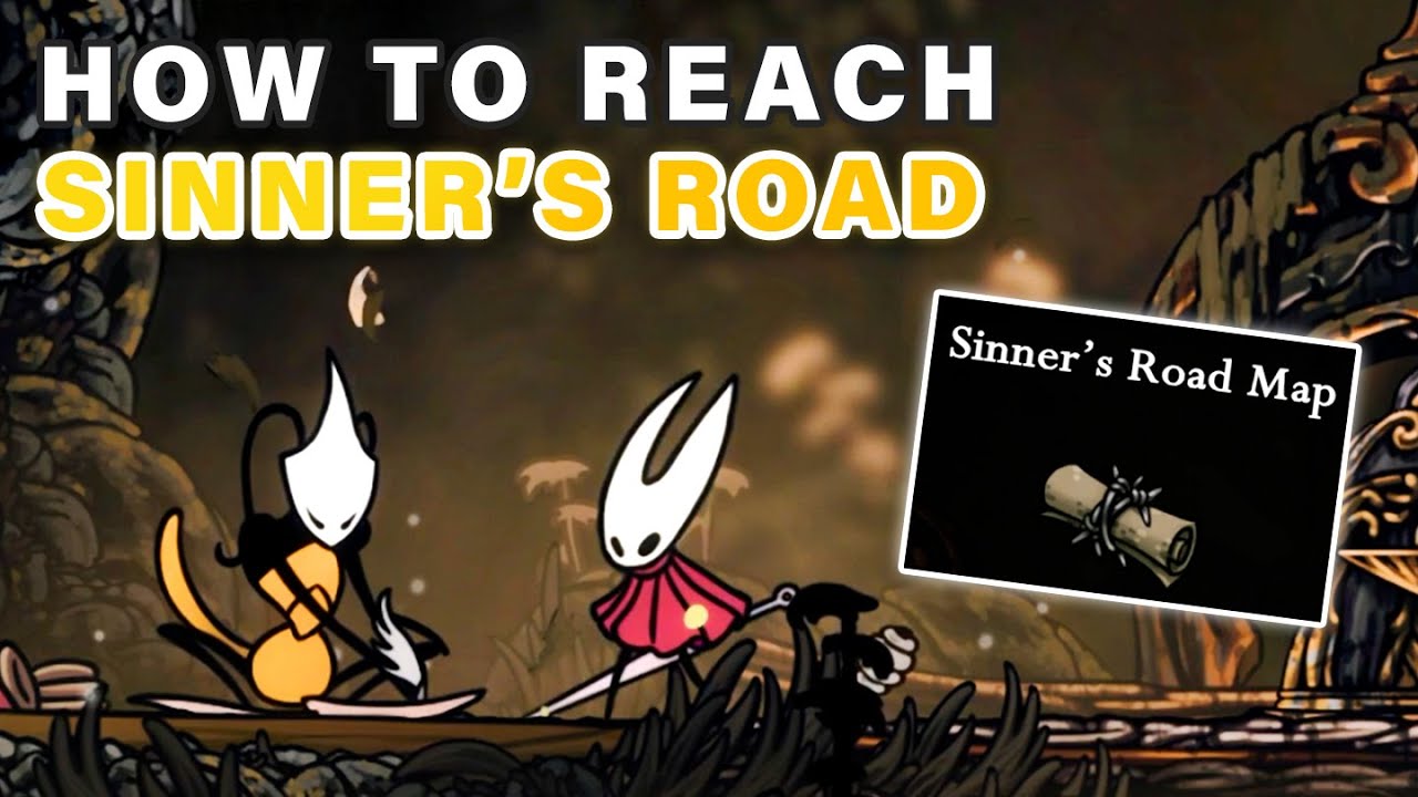 How to Reach Sinner's Road Area and Map ► Hollow Knight: Silksong