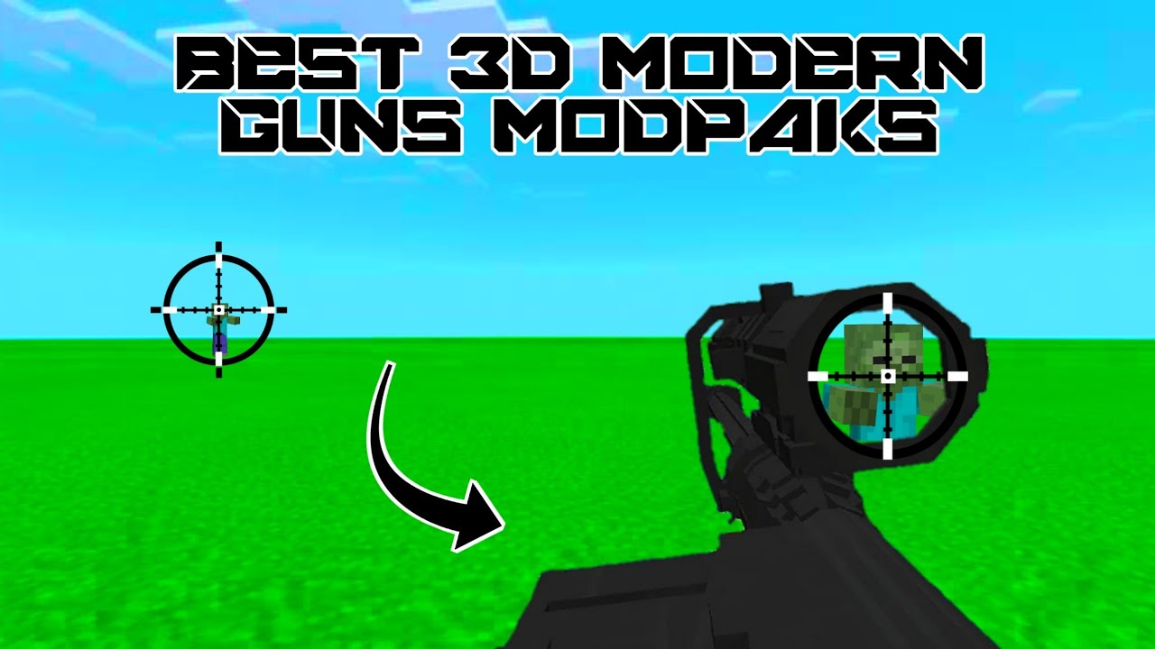 Top 5 best Guns mods for Minecraft java edition 1.12.2+