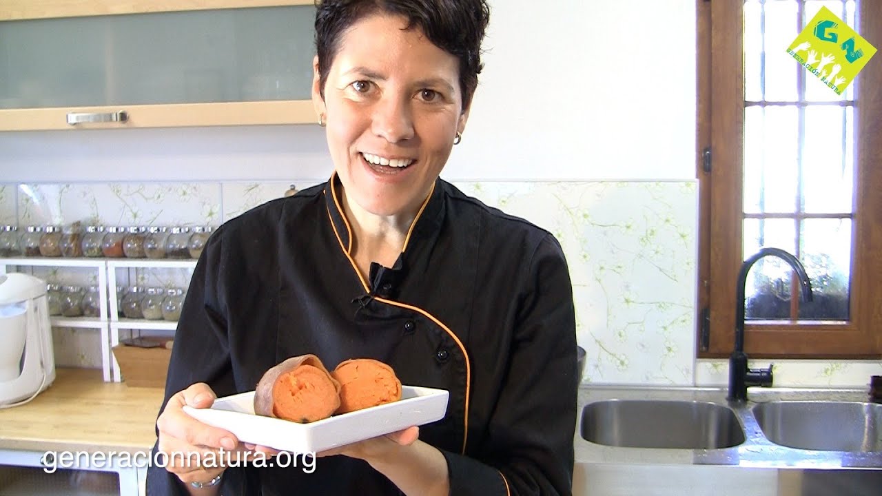 Receta de salsa de boniato ecológico, por la dietista Raquel Magem - generacionnatura.org