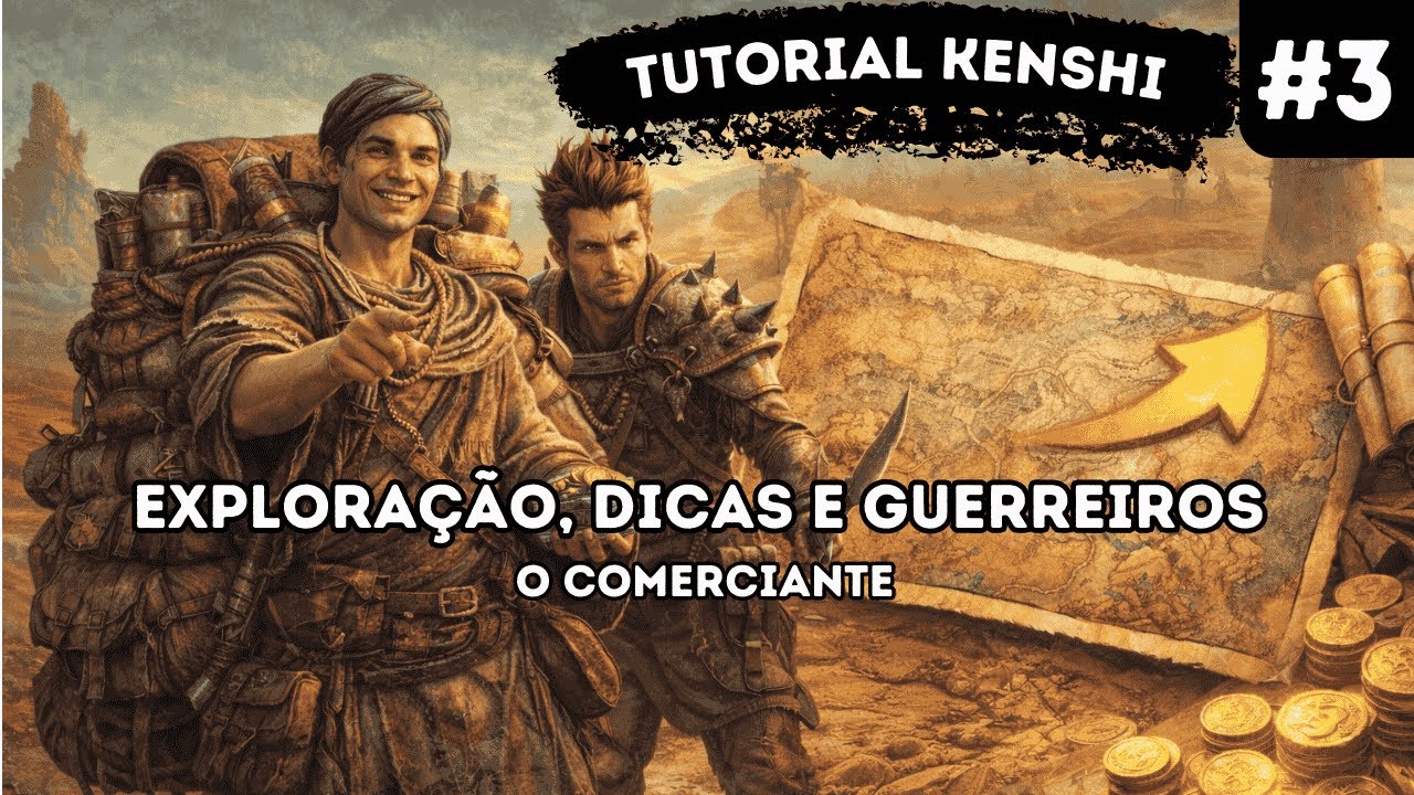 Tutorial Primeiros Passos em Kenshi: Mapa, Dicas e Guerreiros - o Comerciante EP 3