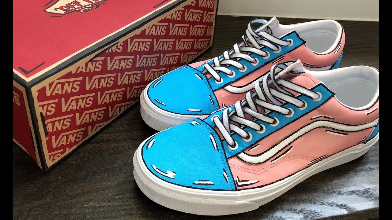 Custom CARTOON Vans!!!