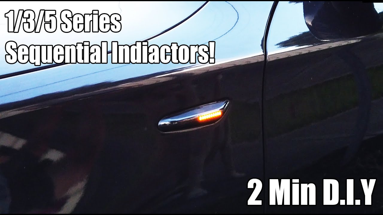 BMW 1/3/5 Series - Sequential Indicators - 2 Min D.I.Y (e82, e87, e46, e90, e92, e60)