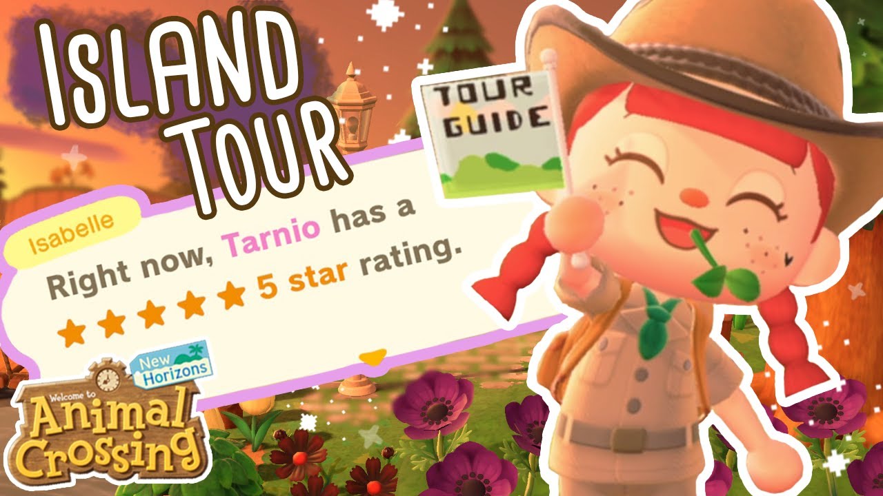My Island Tour 🌲 Welcome to Tarnio! (cottagecore/fairycore) | Animal Crossing New Horizons