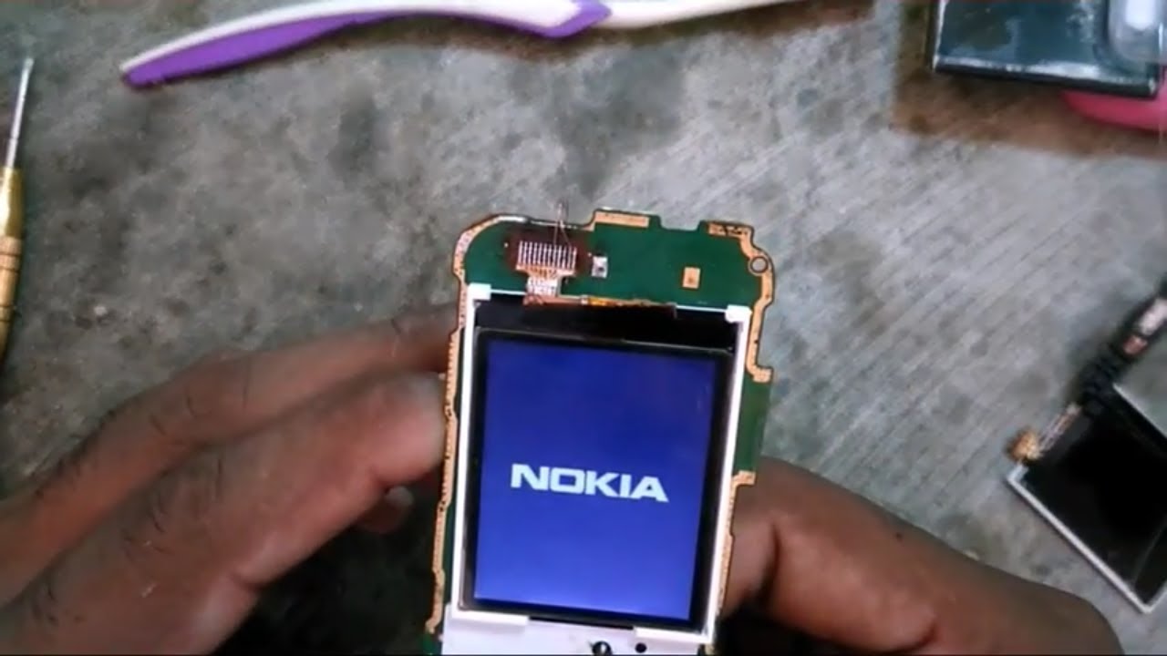 Nokia 130 Display Light And LCD White solution