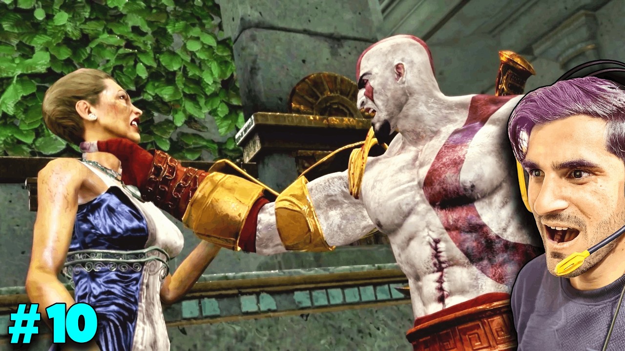 GOD OF WAR 3 REMASTRED HERA'S GARDEN PUZZLE GAMEPLAY #10