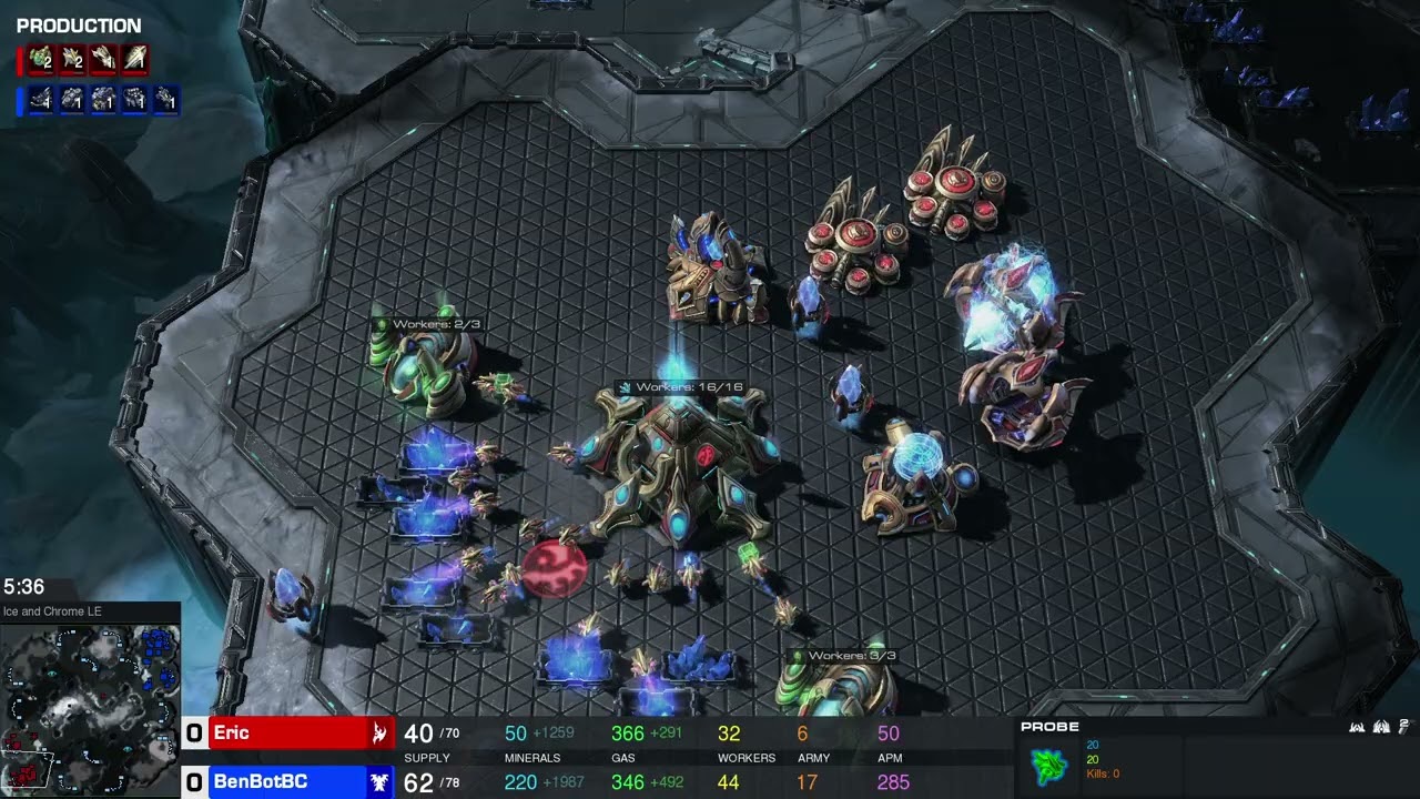 StarCraft 2 | 2026 03 18 | 1v1 Protoss (Python-Controlled) vs BenBotBC - Version 4.9 (Terran AI)