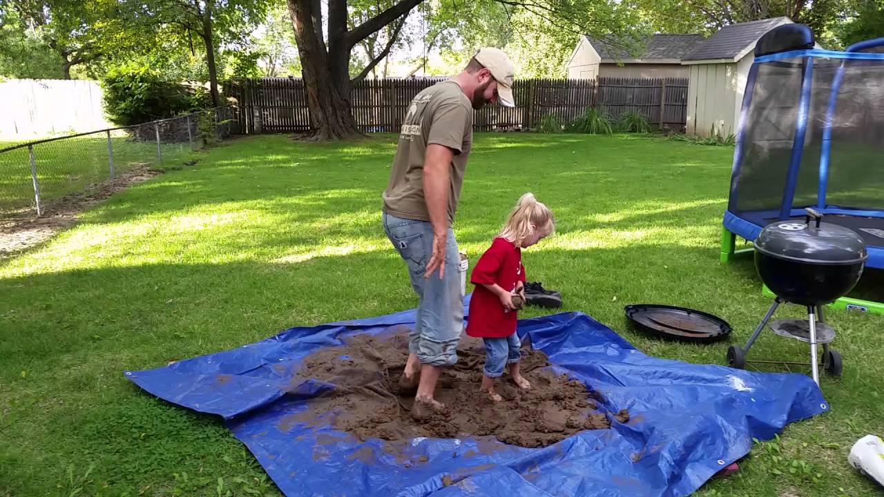 Rory and Eric mud stomping