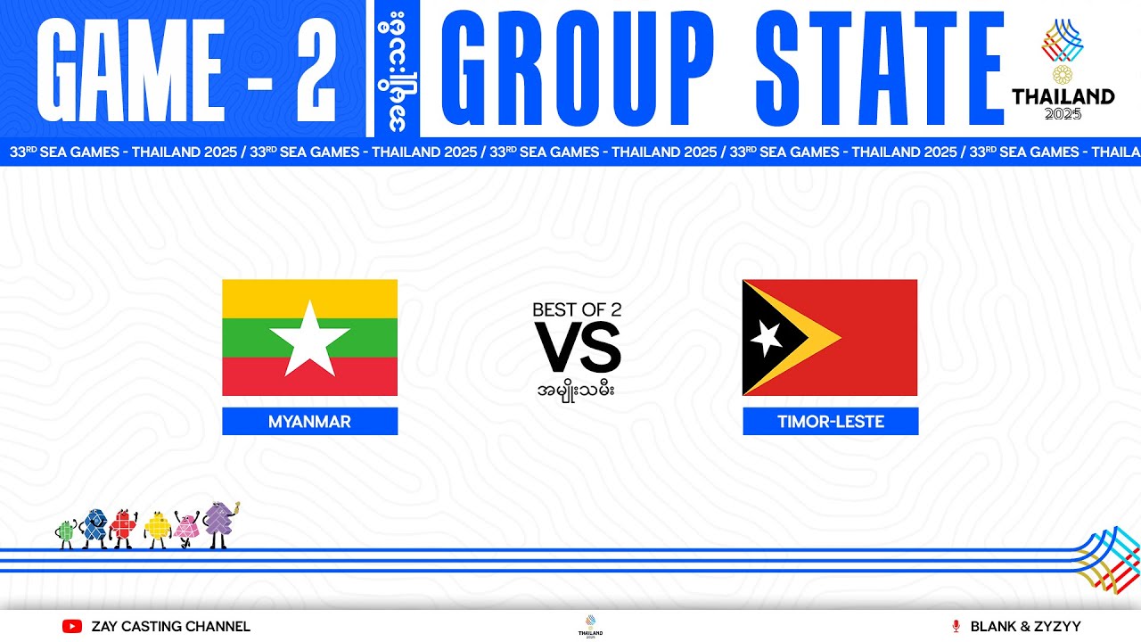 [Game - 2] Myanmar Vs Timor-Leste | SEA GAMES Thailand 2025 - Women's