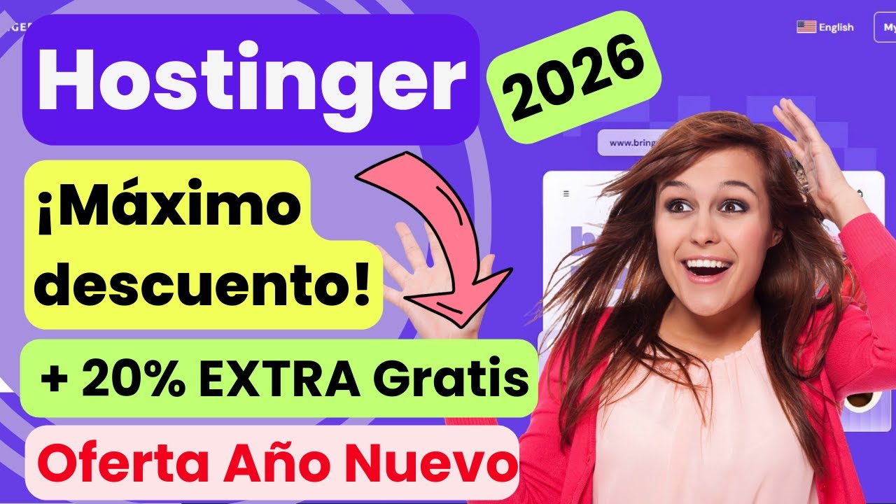 Hostinger Barato en 2026 💥 Cupom Hostinger + Oferta A&ntilde;o Nuevo