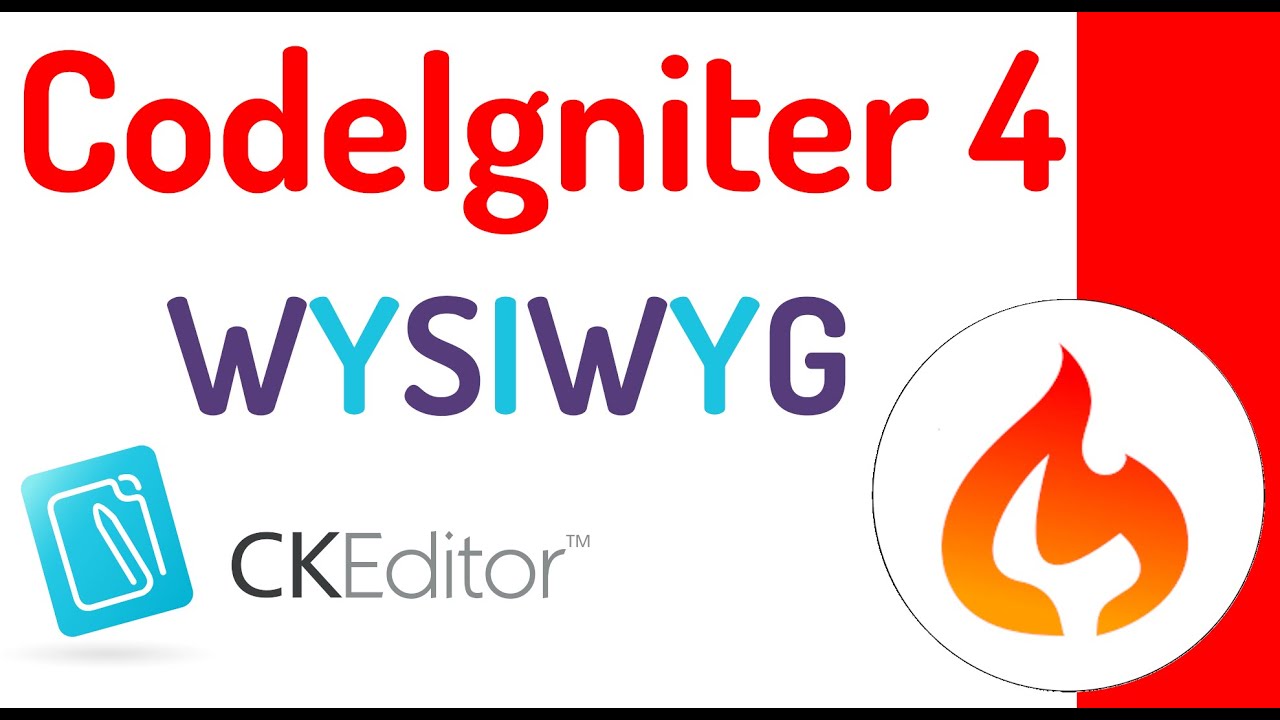 🔥Texto enriquecido - WYSIWYG -  en CodeIgniter 4 con CKEditor