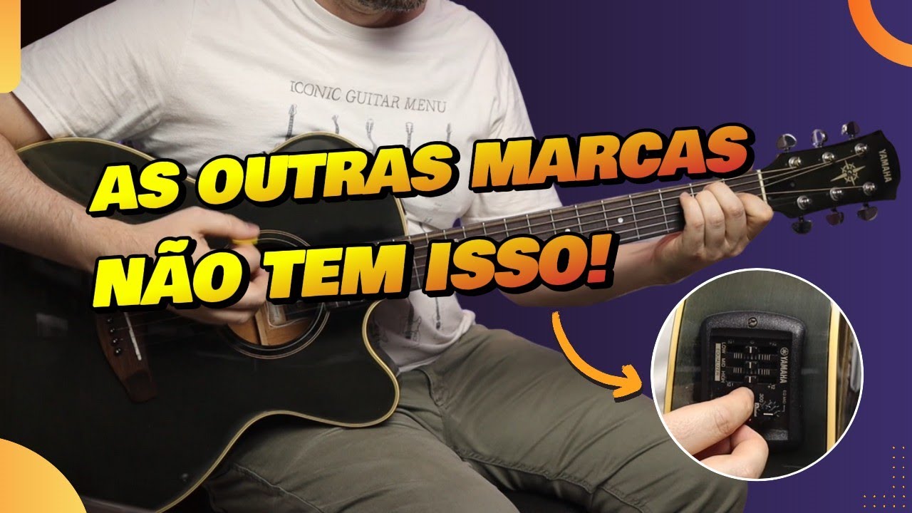 Confira o Violão Poderoso da Yamaha que Entrega Infinitas Possibilidades de Equalização