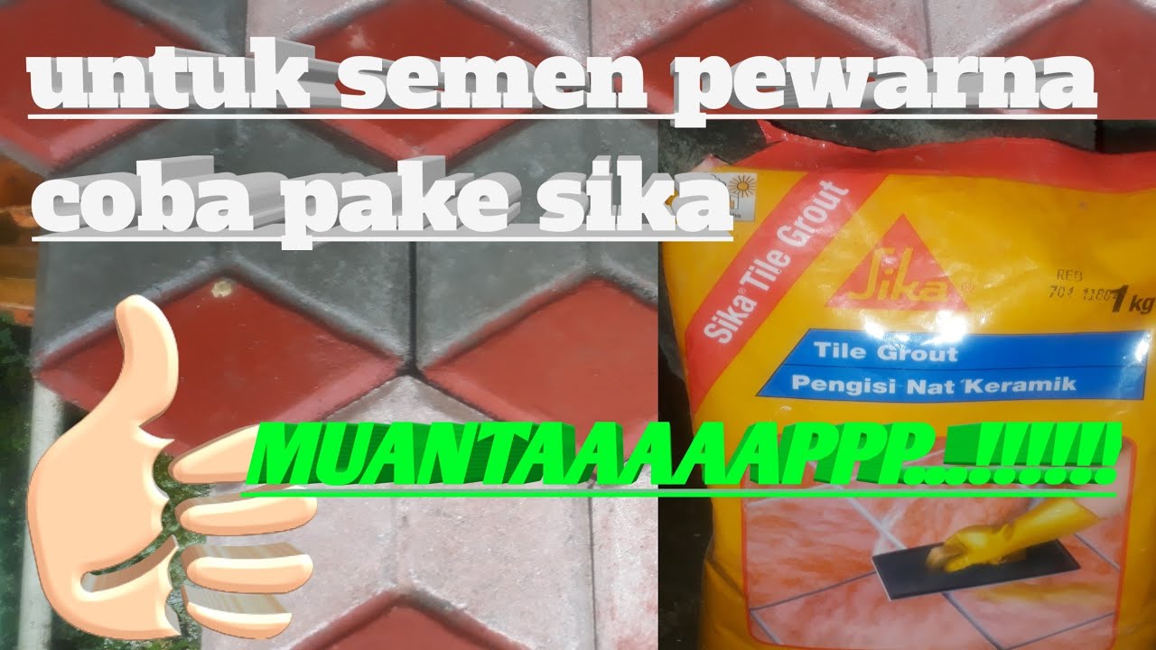 CARA MENCAPUR VERF PEWARNA PAVING BAHAN UNTUK KEPALA PAVING