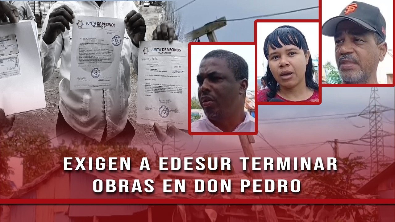 Exigen Eedesur concluir trabajos en sector Don Pedro de Villa Linda Tercera
