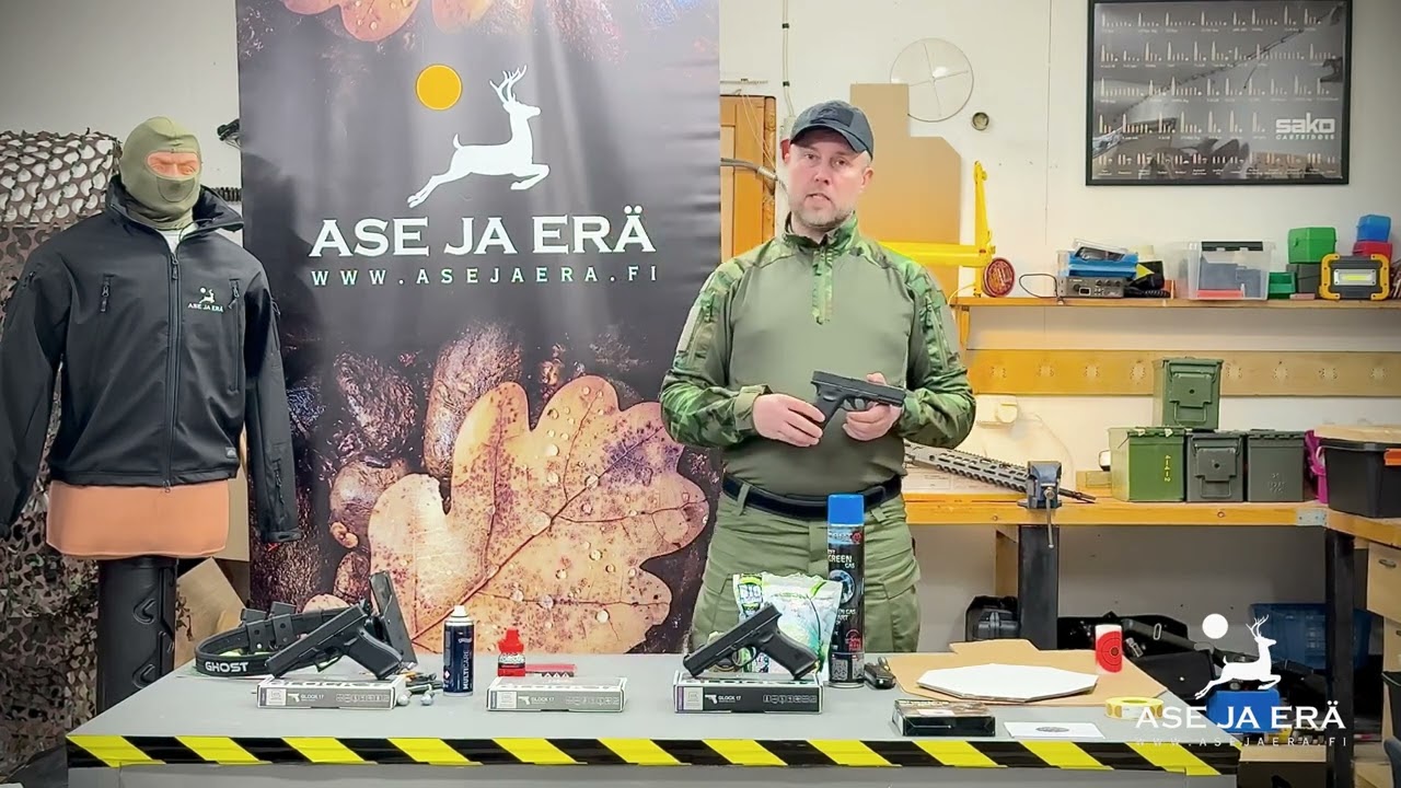 asejaera.fi UMAREX Glock 17 Gen5 MOS 4,5 mm BB tuote-esitely