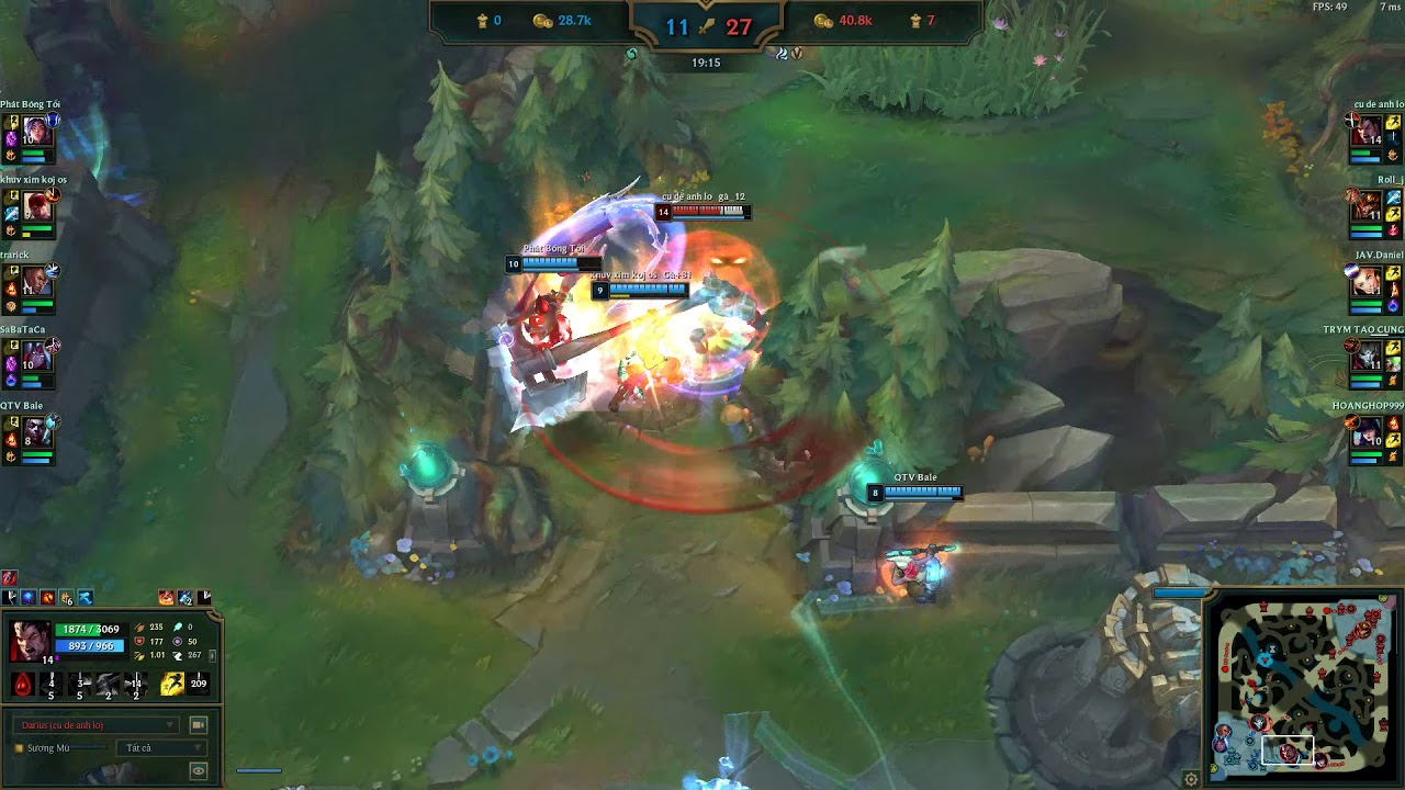 Darius Skill - Darius Triple Kill