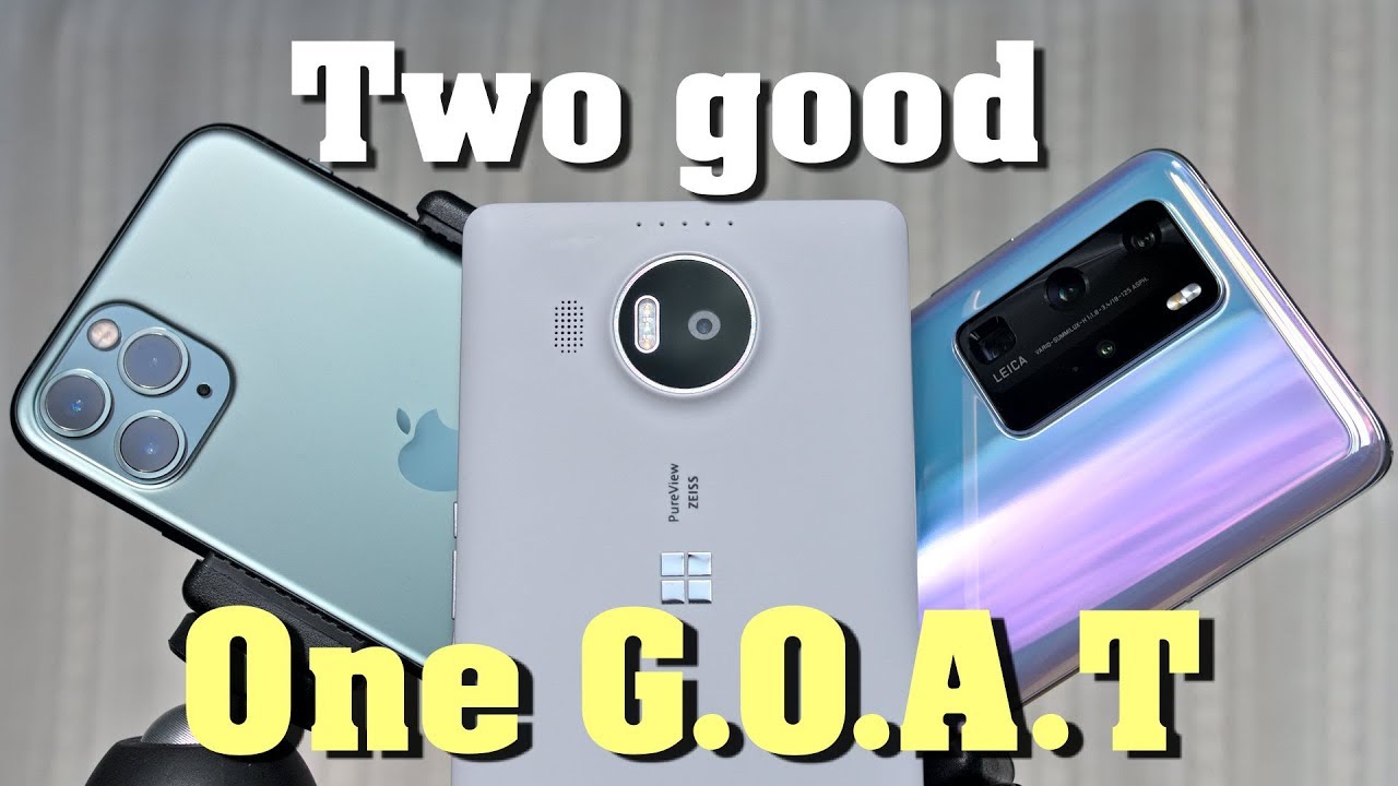 iPhone 11 Pro vs. Lumia 950XL vs. Huawei P40 Pro