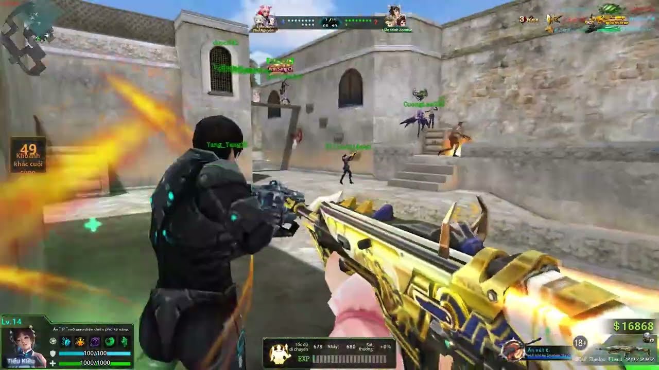 [Dark Truy Kích] - Chơi Zombie 2d và test Shotgun Legend mới