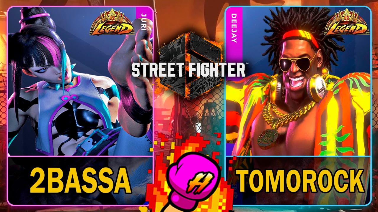 SF6 2Bassa (JURI) VS Tomorock (DEE JAY)🥊Street Fighter 6🥊スト6🥊4K 60ᶠᵖˢ