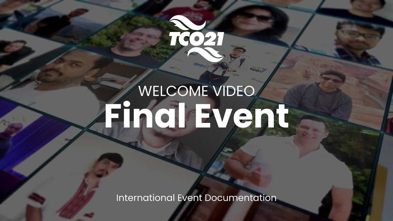Topcoder - TCO21 Welcome Video Final Event | International Event Documentation