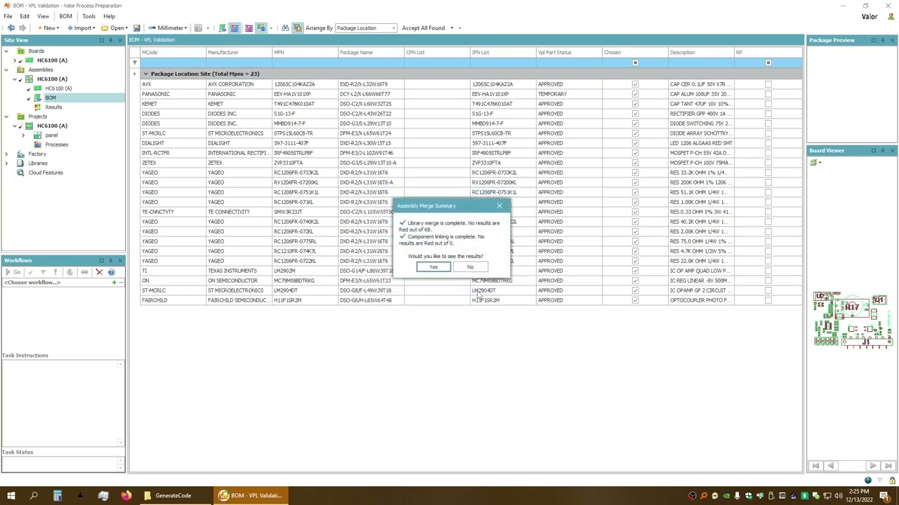 Mentor Valor Process Preparation (MSSPP) Pick and Place Process