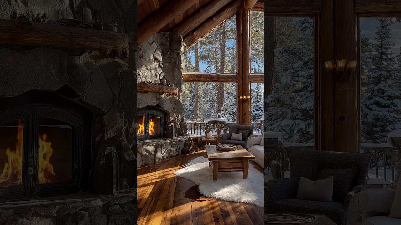 🔥 Serene Winter Cabin Vibes &ndash; Inspired by the White Mountains of New Hampshire #CabinWoven