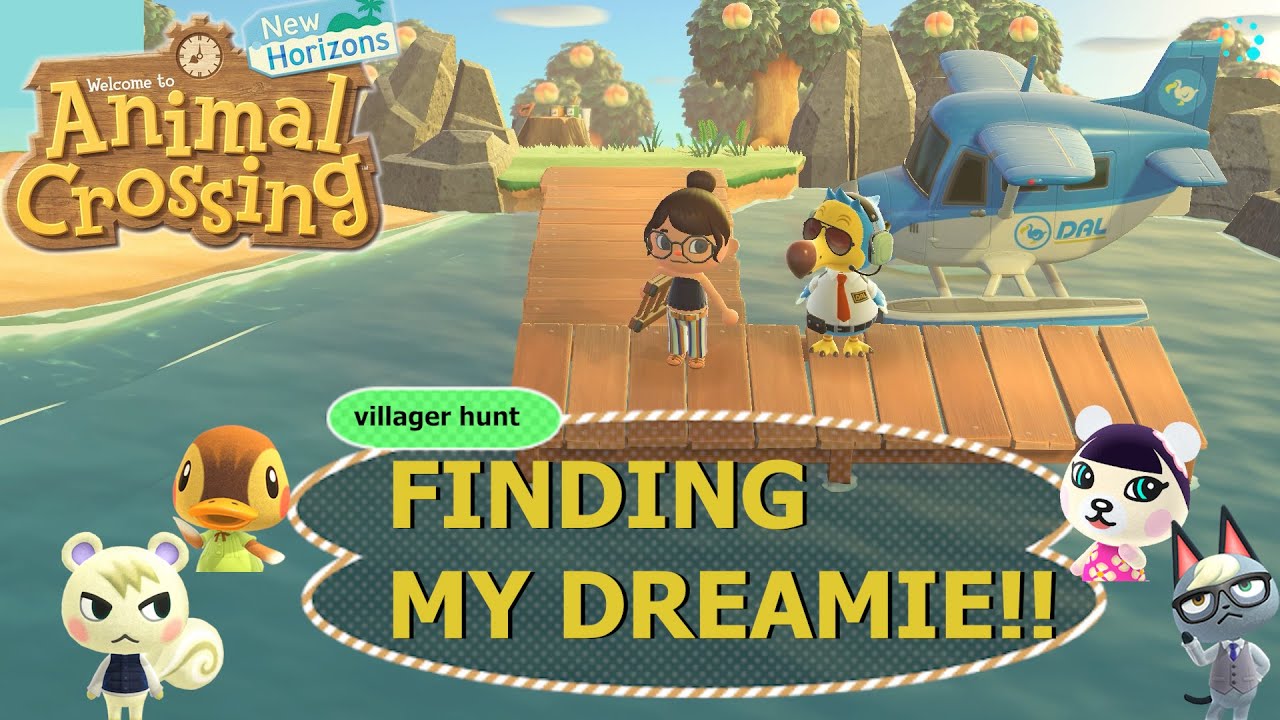ACNH Dreamie Villager Hunt! (we found one!!!)