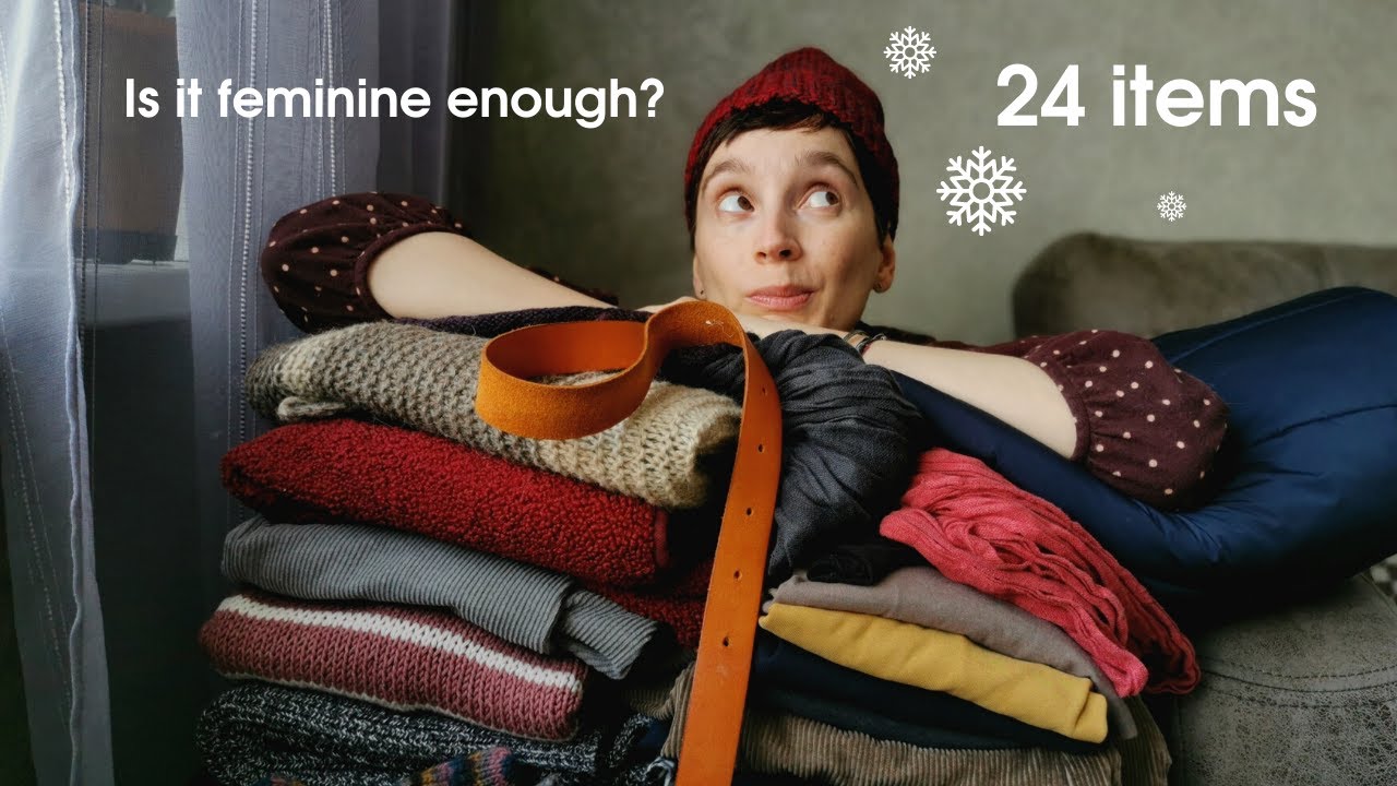 Minimalist wardrobe for Siberian winter ❄️ Colors, handmade, fast fashion