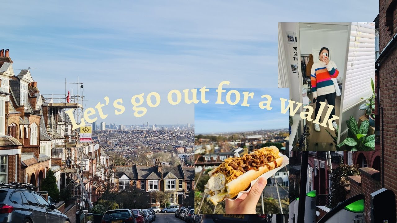 living in london | day off work, going for walks