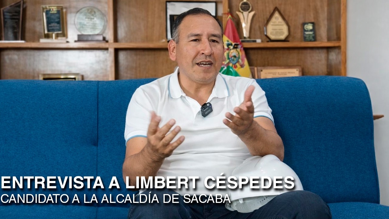 Las propuestas de Limbert Céspedes para la alcaldía de Sacaba ¿Por qué votar por él?