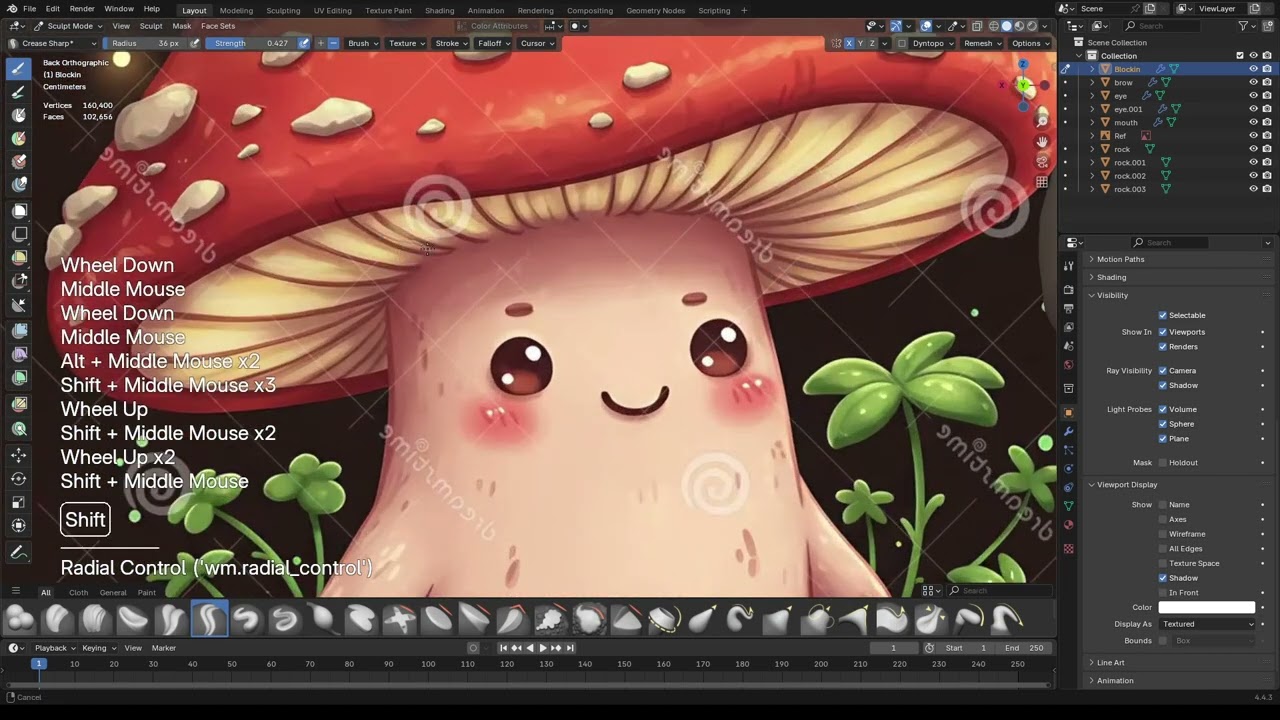 Blender Character Modeling - For Beginners, 03 - Sculpting.