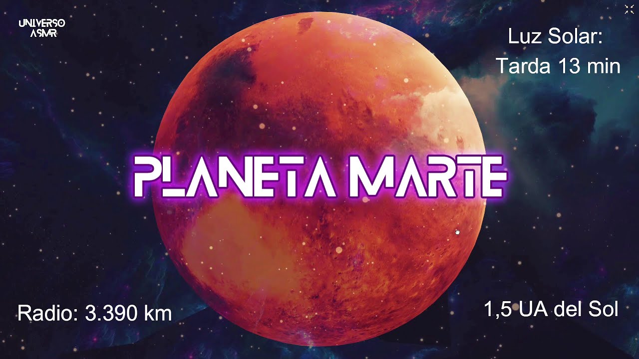 🌌 [ASMR ESPAÑOL PARA DORMIR CON EL UNIVERSO] - Datos curiosos sobre el planeta Marte.
