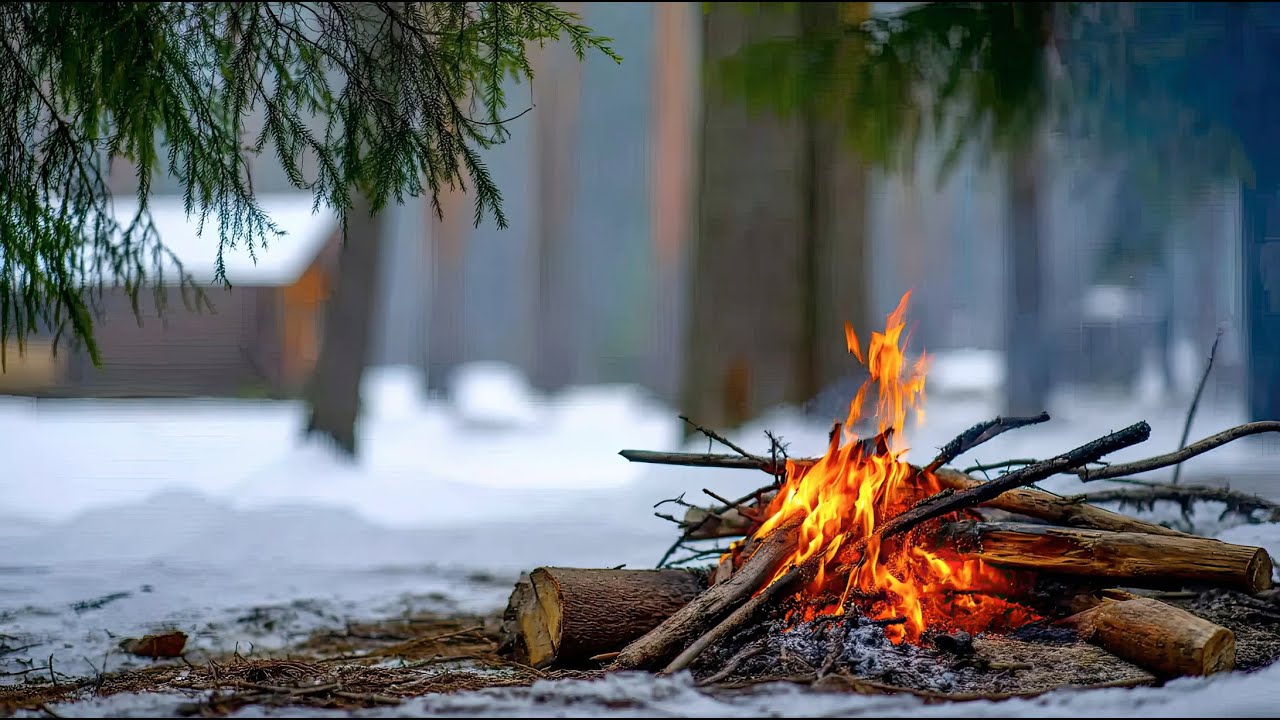 Winter Fireplace Sounds for Deep Rest and Anxiety Relief