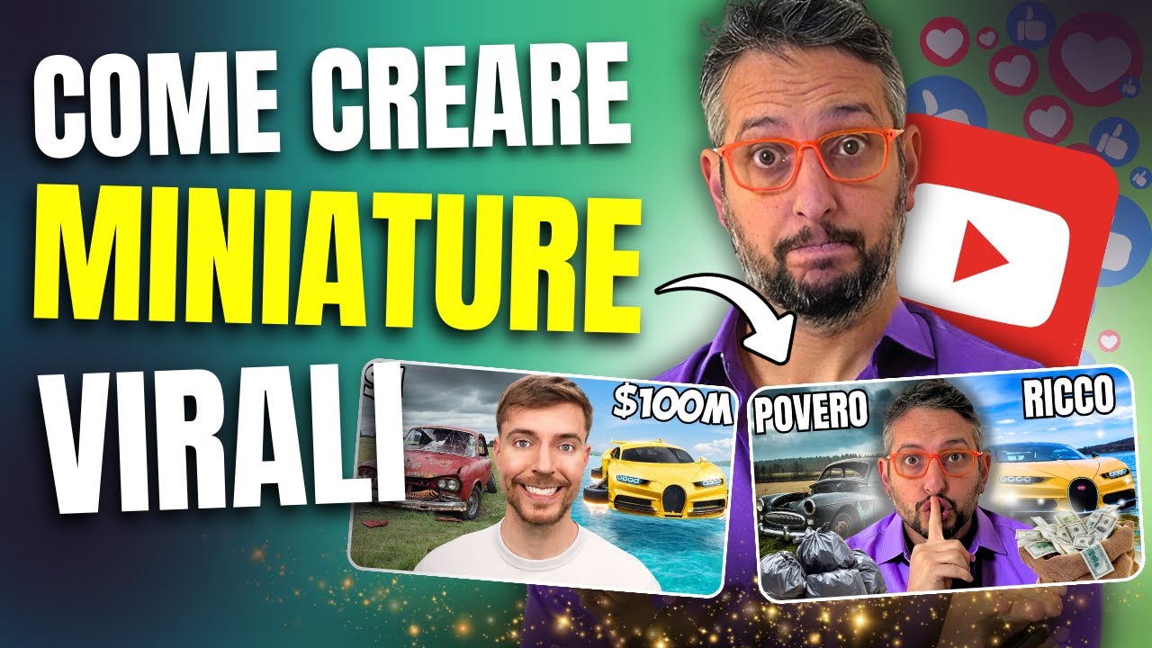 Come Creare MINIATURE VIRALI per YouTube (Tutorial 2025)