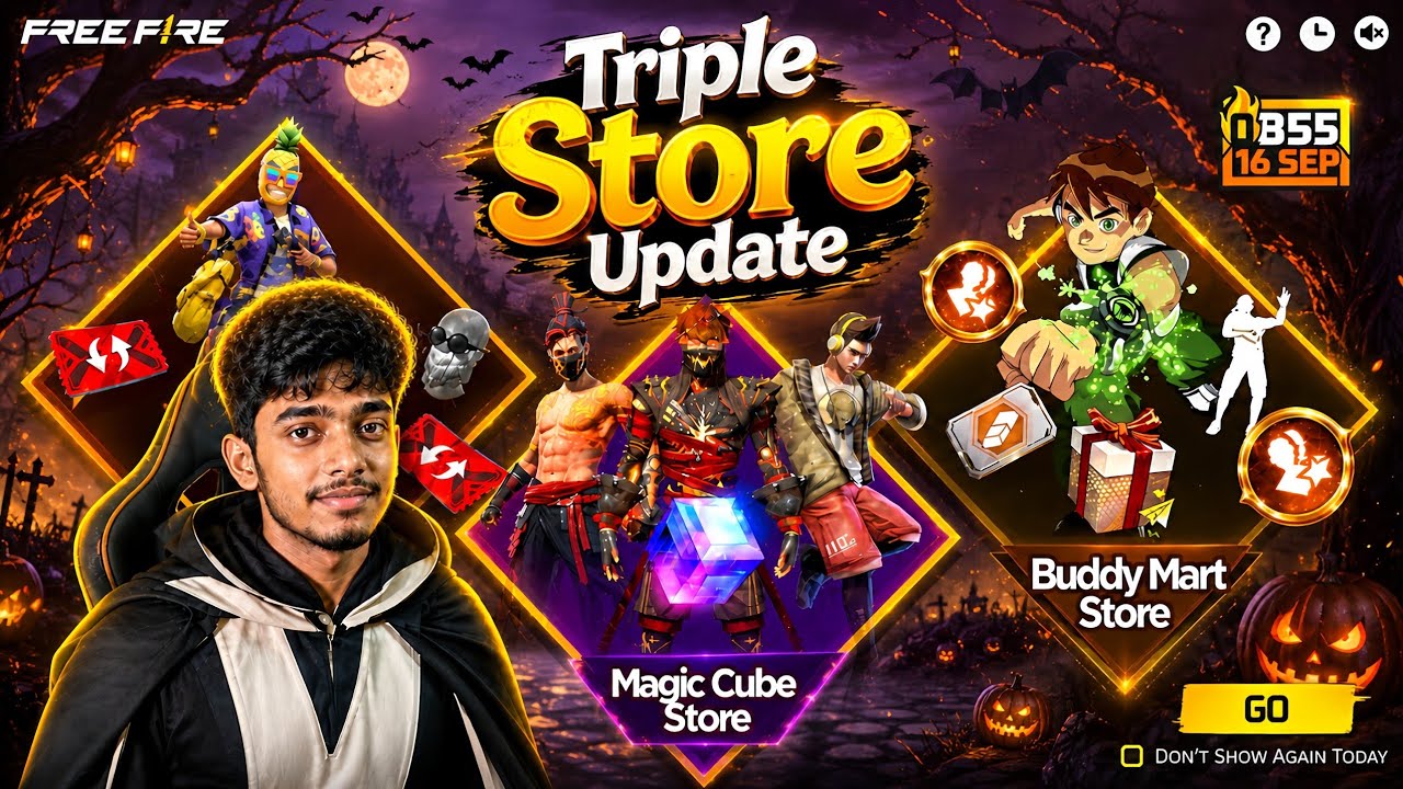 🔥OB55 Triple Store Update 🤯 Next Magic Cube Update Free Fire | Joker Bundle In Magic Cube Store 2026