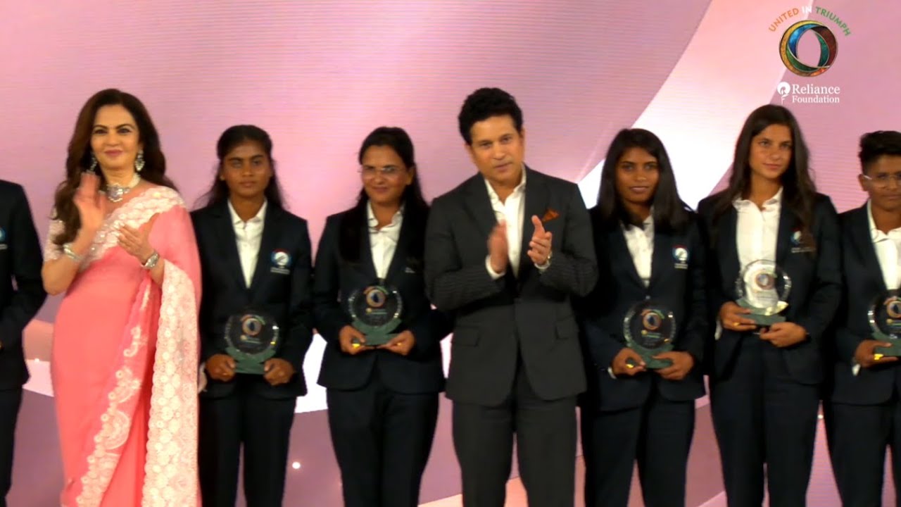 Mrs. Nita Ambani honours the Indian Blind Women&rsquo;s Cricket Team
