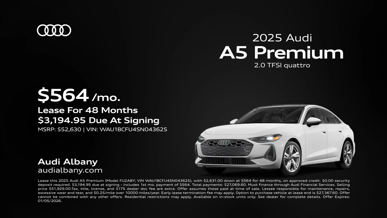 Audi A5 12/30/2025 6673441