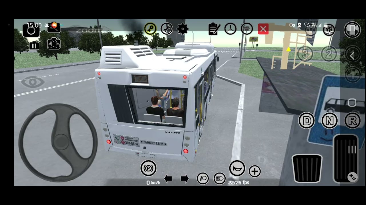 Поездка по карте мотор депот в Proton bus simulator