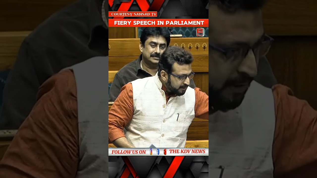 Fiery Speech In Parliament||Amol Ramsing Kolhe&rsquo;s fiery speech in parliament.|| #parliament​ #shorts​