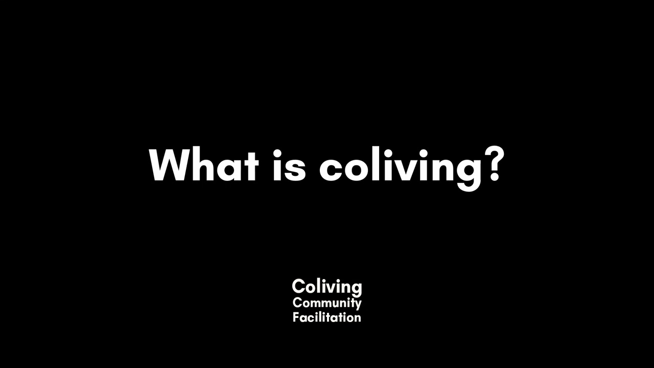What is coliving?
