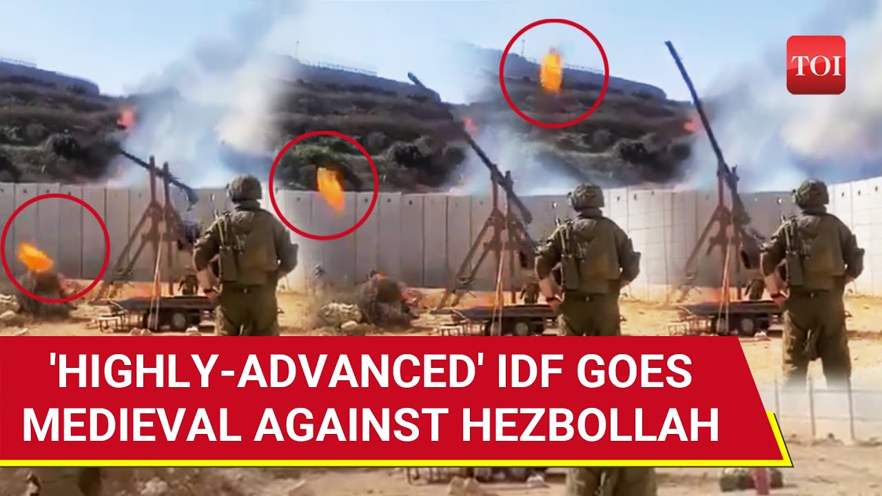 Israeli Troops Mocked After Exhausted IDF Turns To Trebuchet To Stop Hezbollah Attacks | Watch