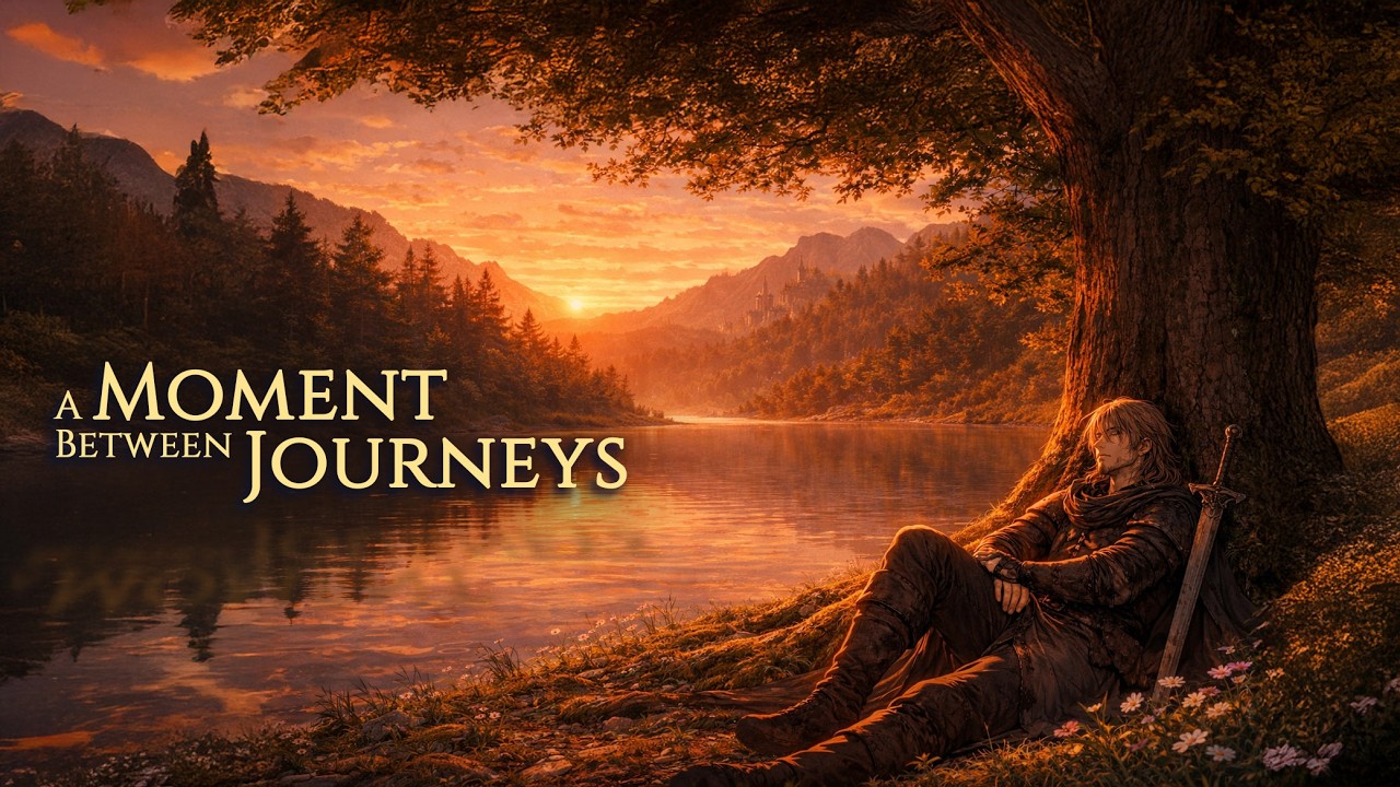 Peaceful Medieval Fantasy Ambience | A Moment Between Journeys