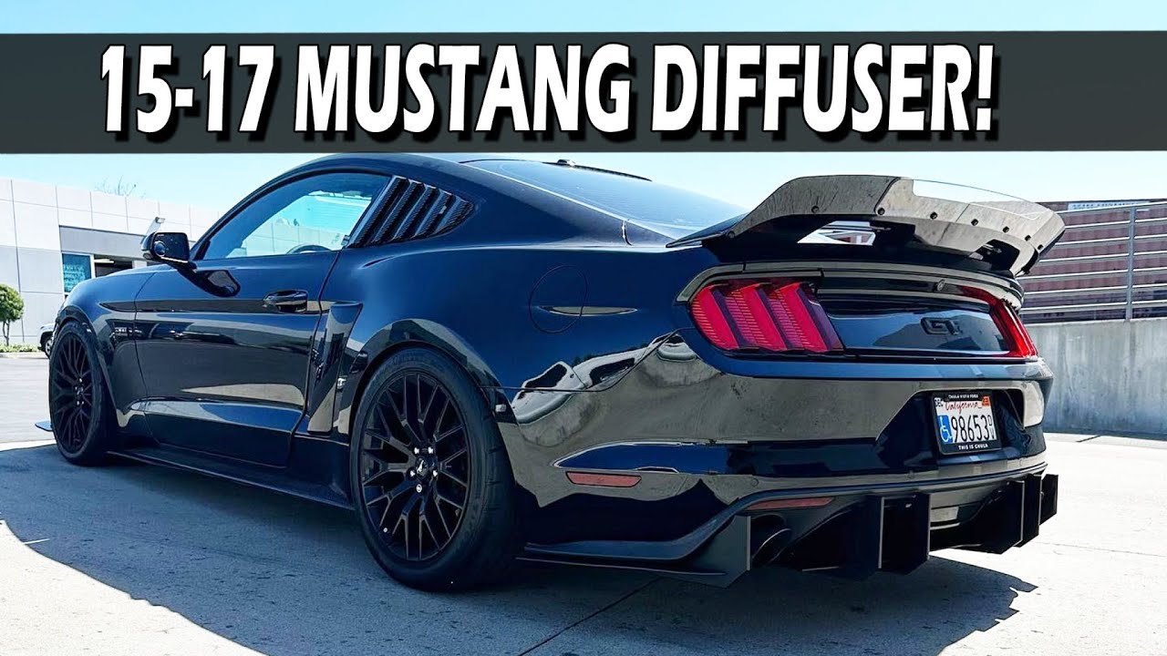 Mustang 15-17 Stealth Diffuser Install Guide | ZL1 Addons
