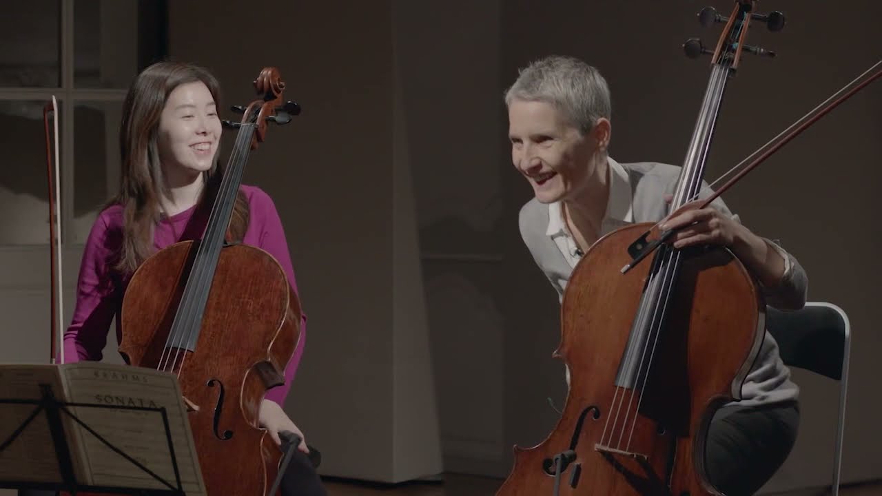 CELLO masterclass by Anne GASTINEL | Brahms, Violin Sonata No. 1 in G Major, Op. 78